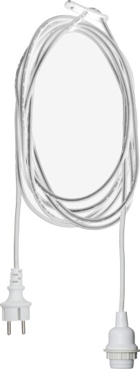Jotex TRÅDEN ledning for utendørs bruk E27 2,5 m Hvit 1555007010