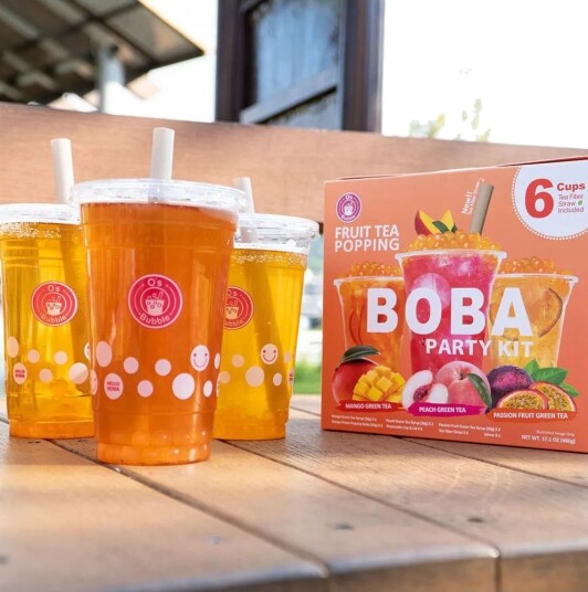 O"s Bubble Fruit Tea Popping Boba Party Kit Taiwan