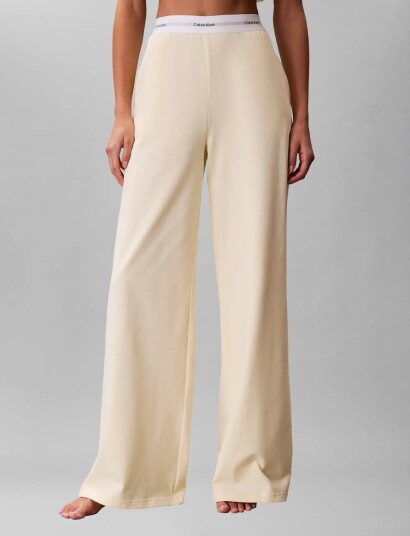 Calvin Klein Logo Jersey Pant Cream XL