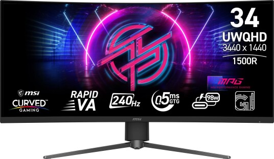 MSI MAG 346CQRF X24 34" Kurvet Gaming Skjerm 3440x1440 240Hz 1ms MSI MAG 346CQRF X24 34" Kurvet Gaming Skjerm 3440x1440 240Hz 1ms