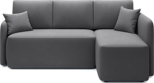 Hadson 3 seter Sofa med Sjeselong Mørk grå Hadson 3 seter Sofa med Sjeselong Mørk grå