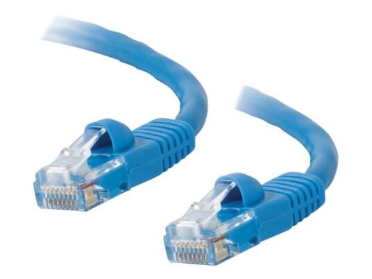 C2g Cat5e Booted Unshielded Utp Network Patch Cable Koblingskabel Rj-45 Hann Til Rj-45 Hann 2 M Utp Cat 5E Formstøpt Uten Hindringer Flertrådet Blå