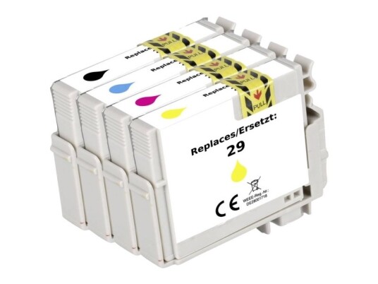 Renkforce Blæk Erstatter Epson 29 T2986 T2981 T2982 T2983 T2984 Kompatibel Kombi-Pakke Sort Cyan Magenta Gul Rf-5705460
