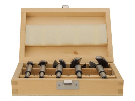Makita - Borsett - Forstner Bit - 5 Deler - 25 Mm, 15 Mm, 20 Mm, 35 Mm, 30 Mm - CylindricaLengde: 90 Mm - For Makita Dhp453rfew, Dlx2497j
