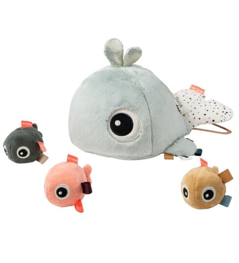 Done By Deer Hide&Seek Activity Toy Wally Blå
