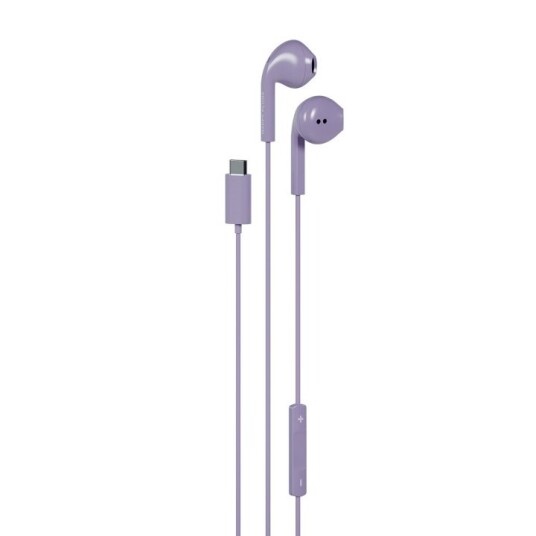 Happy Plugs Hodetelefon In Ear USB C Kablet Lilla Happy Plugs Hodetelefon In Ear USB C Kablet Lilla