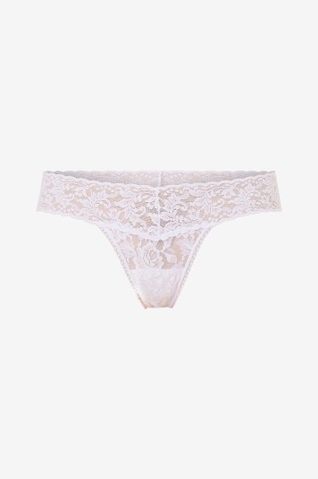 Hanky Panky Stringtruser Signature Lace Low Rise Thong Hvit