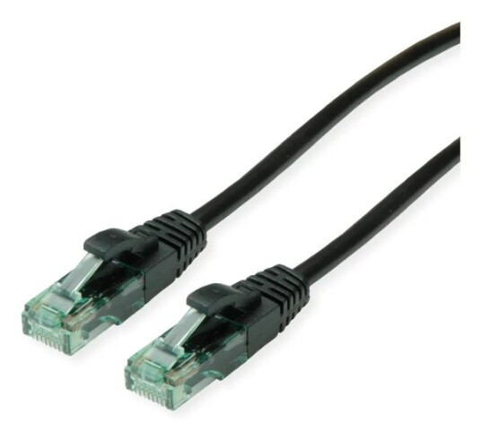 Roline 21.45.3150 0,5 M Cat6a U/Utp Utp Rj-45 Rj-45 Sort