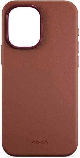 Epico iPhone 17 Leather Pro Mag+ Deksel - MagSafe Kompatibel - Brun