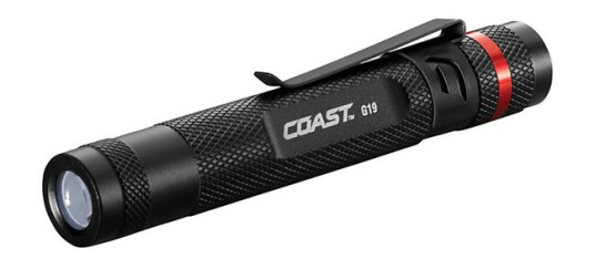 Coast Inspection light 54 lumen G19 perfect inspection light incl. 1 x AAA batteries & pocket clip