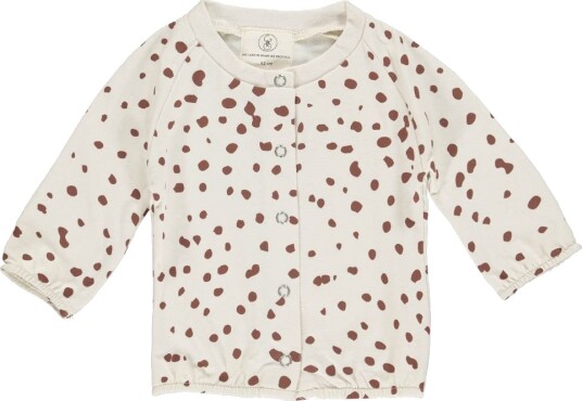 Gro Cardigan   Kamille   Stokk Sugar   Gro   1 år 80   Cardigan   Hvit
