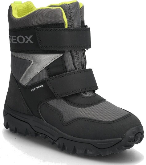 GEOX J Himalaya Boy B Abx - DARK GREY/LIME - 27