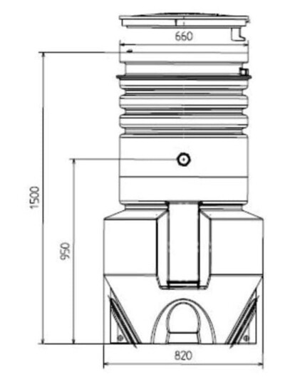 Grundfos Avløpspumpestasjon Pust 08.10 1.5m