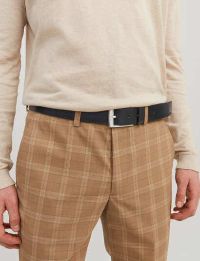 Jack & Jones Jacstockholm Leather Belt Noos - Black - 90