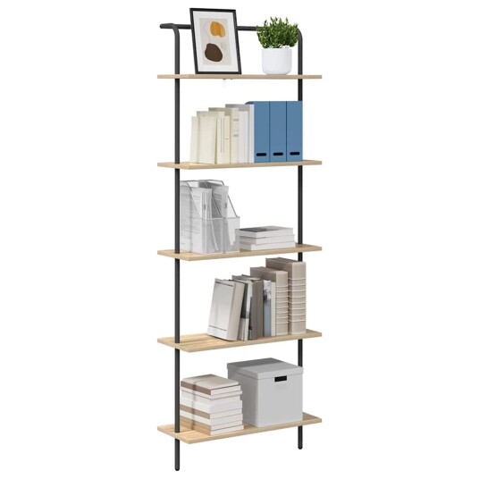 Bokhylle Sonoma eik 60 x 24 x 168 cm Konstruert tre