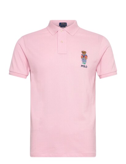 Polo Ralph Lauren 20/1 Mesh Knt Polo Pink XS