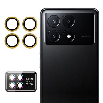 MTP Products Xiaomi Poco F6 Pro Hat Prince Kamera Linse Beskytter Gull