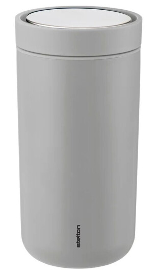 Stelton To Go Click termoskopp 0,2 l Mat light grey Stelton To Go Click termoskopp 0,2 l Mat light grey