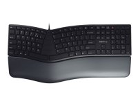 CHERRY KC 4500 ERGO - Tastatur - USB - QWERTY - Engelsk - svart