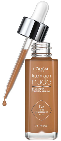 L'Oréal True Match Nude Plumping Foundation Serum 30 ml - Tan Deep 7-8 L'Oréal True Match Nude Plumping Foundation Serum 30 ml - Tan Deep 7-8