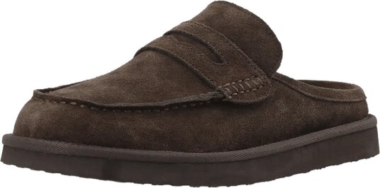 Bianco Biaoscar Moc Toe Slipper Suede DARK BROWN 41
