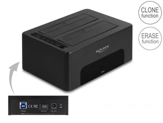 DeLOCK Dual Docking Station for 2 x SATA HDD / SSD DeLOCK Dual Docking Station for 2 x SATA HDD / SSD
