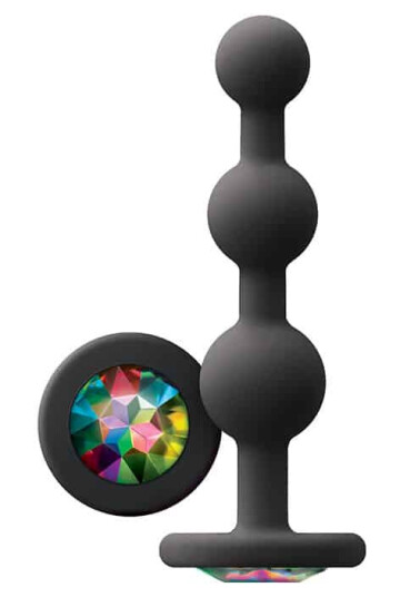 Glams ripple rainbow gem plug