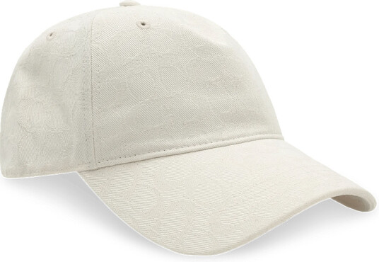 Coach Accessories Tonal Signature C Cotton Baseball Hat White ONE SIZE