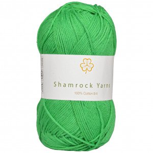 Shamrock Yarns 100% Bomull 8/4 Garn 15 Frisk Grønn