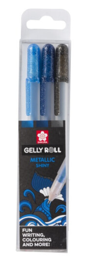 Sakura Gelly Roll Metallic Ocean 3-pakke