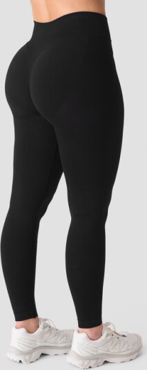 Smooth Seamless Tights V form Svart Medium