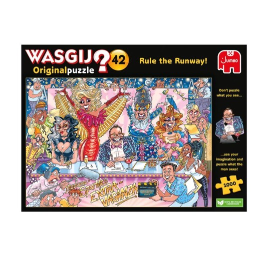 Wasgij Original 42 Rule The Runway Puslespill 1000 brikker Jumbo
