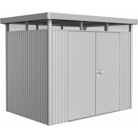 BIOHORT UTEBOD HIGHLINE H2 2 DØRER SØLV METALLIC BIOHORT UTEBOD HIGHLINE H2 2 DØRER SØLV METALLIC