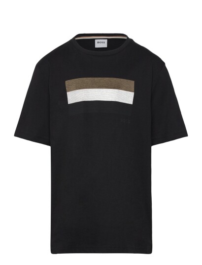 BOSS Short Sleeves Tee Shirt Black 138
