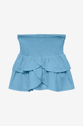 Vero Moda Girl Skjørt vmEmma Smock Layer Short Skirt Wvn Blå
