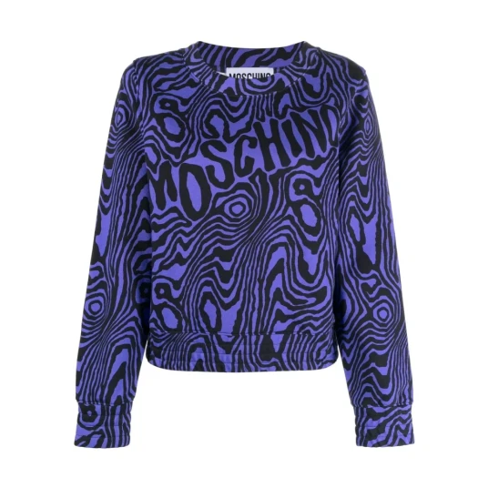 Moschino Dame Gensere & Hettegensere Blå 2XS Moschino Dame Gensere & Hettegensere Blå 2XS