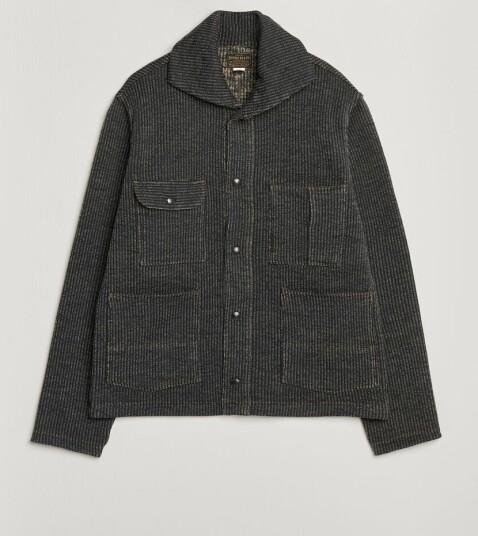 RRL Charles Cardigan Jacket Charcoal
