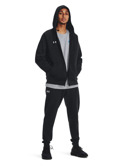 Under Armour Ua Rival Fleece Fz Hoodie - Black - XXXL Under Armour Ua Rival Fleece Fz Hoodie - Black - XXXL