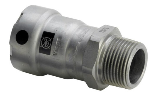 Viega Megapress 1" Nippelmuffe Pressfitting for Stålrør Viega Megapress 1" Nippelmuffe Pressfitting for Stålrør