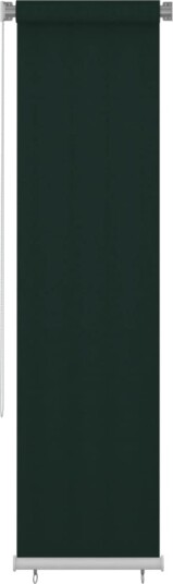 vidaXL Utendørs rullegardin 65 (B) x 230 (H) cm mørkegrønn HDPE