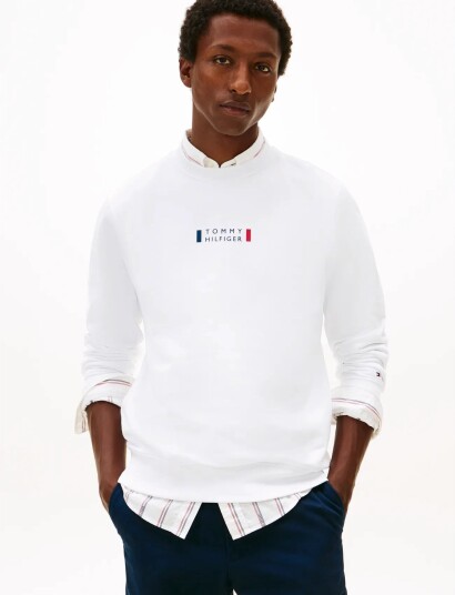 Tommy Hilfiger Brand Love Sweatshirt White XS