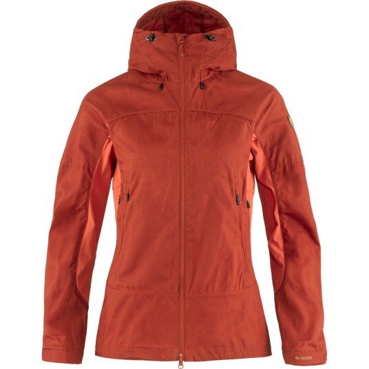 Fjällräven Women's Abisko Lite Trekking Jacket Cabin Red/Rowan Red XS, Cabin Red-Rowan Red