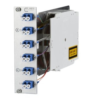 Metz Connect 1528S974061e Lc-D Couplers Fiber E-2000 Lc Sc Os2 0,3 Db Blå