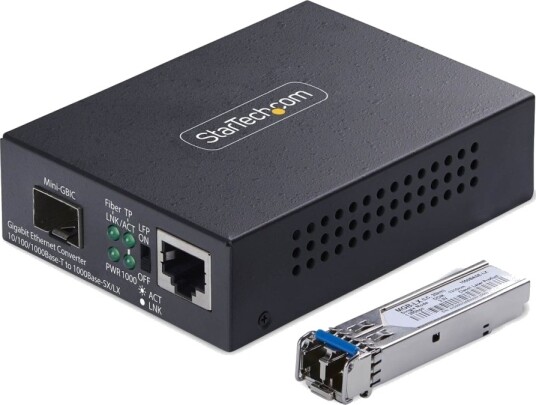 Startech MCM1110SMLC40 1GbE fiber mediekonverter LC 40 km
