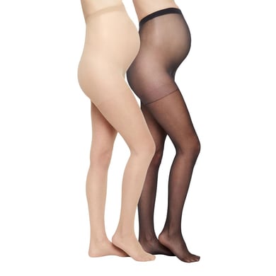 mama licious Maternity tights MLMALOU 2-pakning