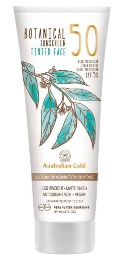 Australian Gold SPF50 Botanical Tinted Face Medium 89ml