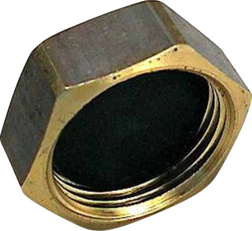 10 stk 1,1/2" Afz.-fri messing-endehylse