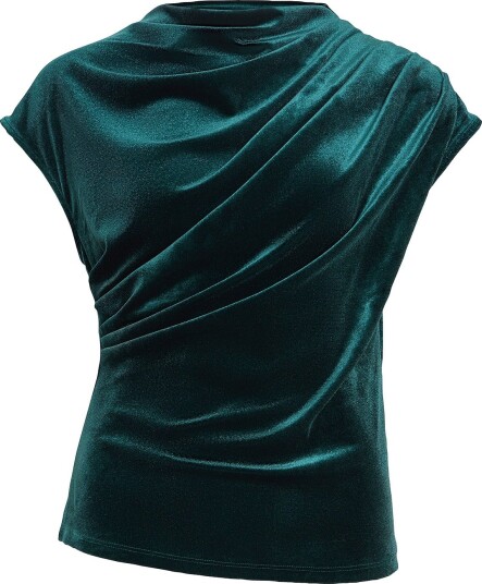 Vila Bluse Vilivas S/L Top /Dc Blå