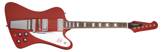 Epiphone 1963 Firebird V Maestro Vibrola Incl Hard Case Ember Red