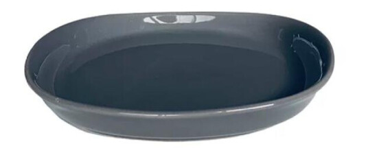 Cookplay - Naoto tallerken 12,4x13,3x2,1 cm mørk grå/blank